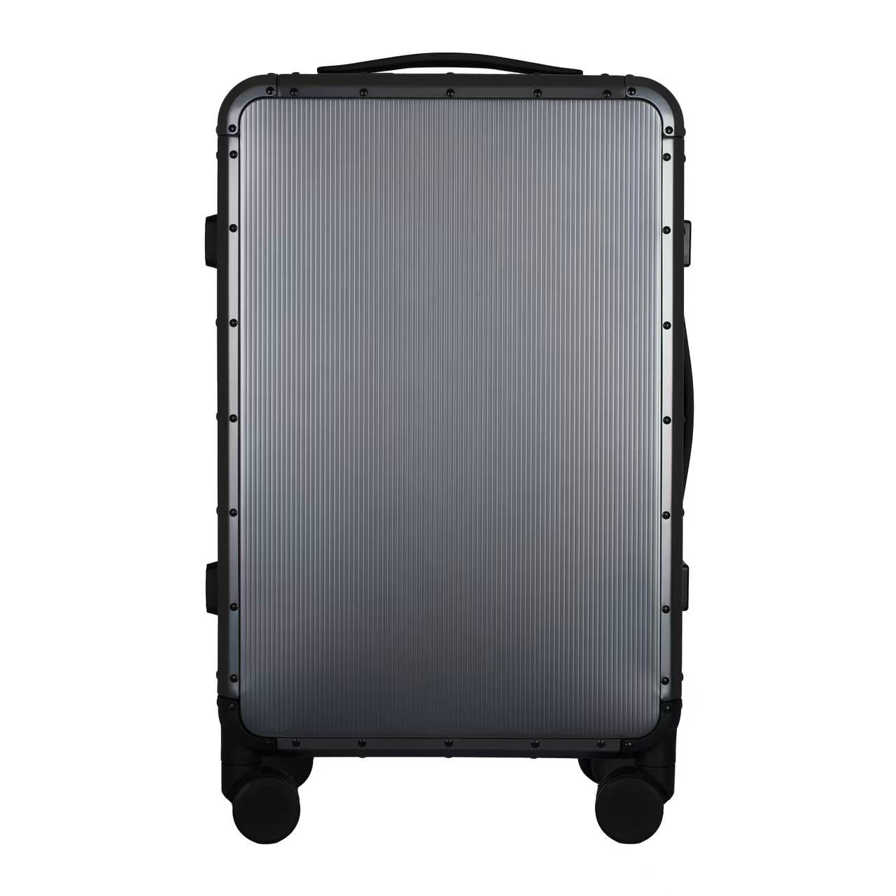 Edge Aluminum Suitcase Gunmetal