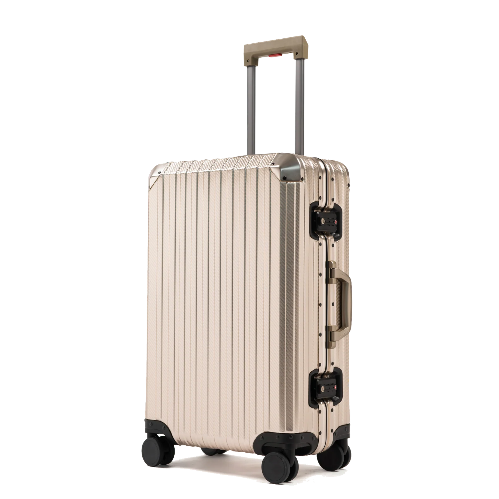 Rova Aluminum Suitcase Champagne
