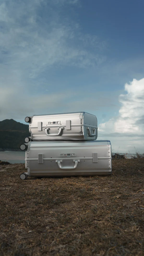 Frame Aluminum Suitcase Silver