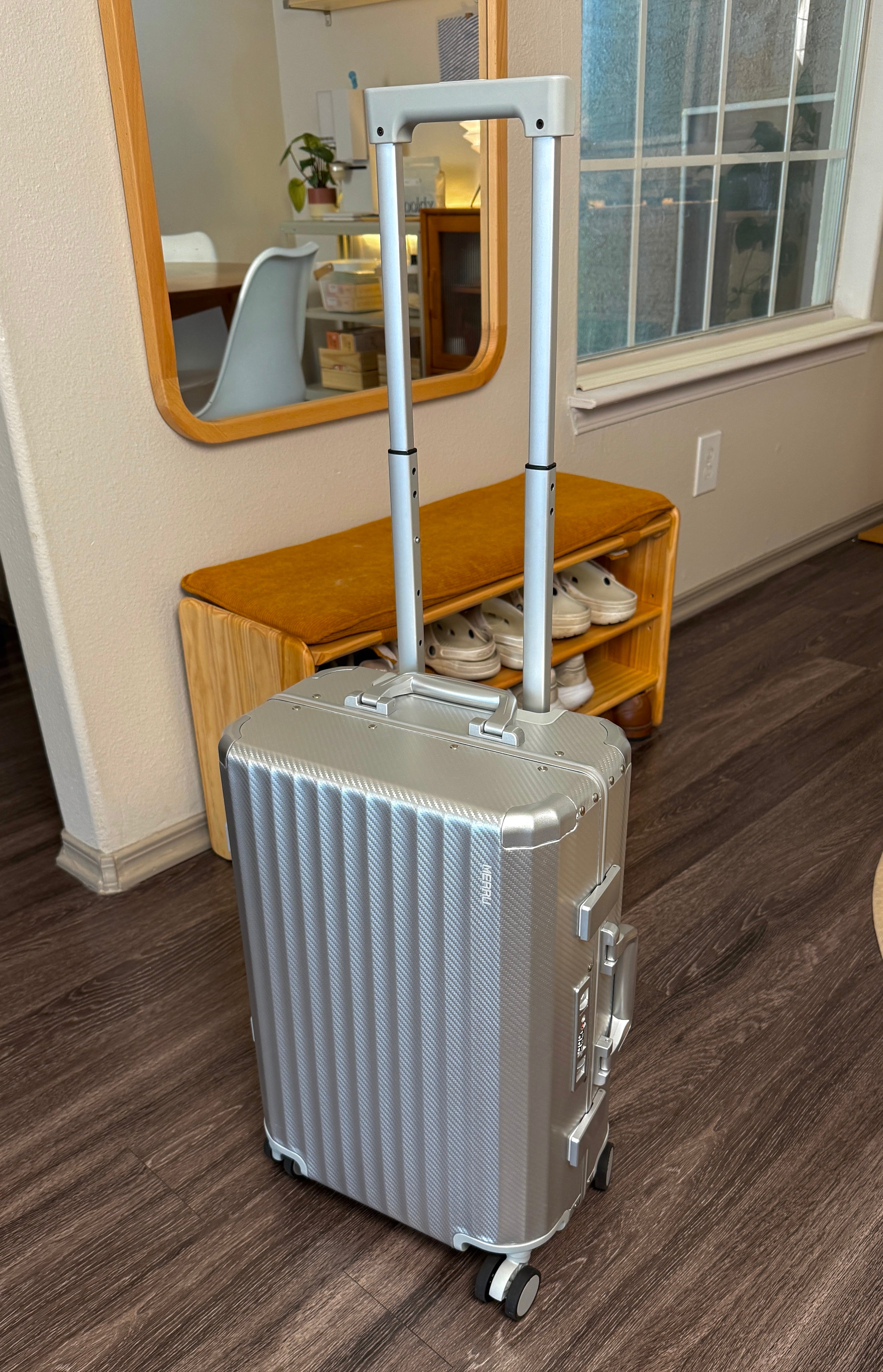 Frame Aluminum Suitcase Silver