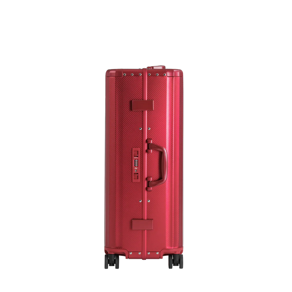 Frame Aluminum Suitcase Red MERRU