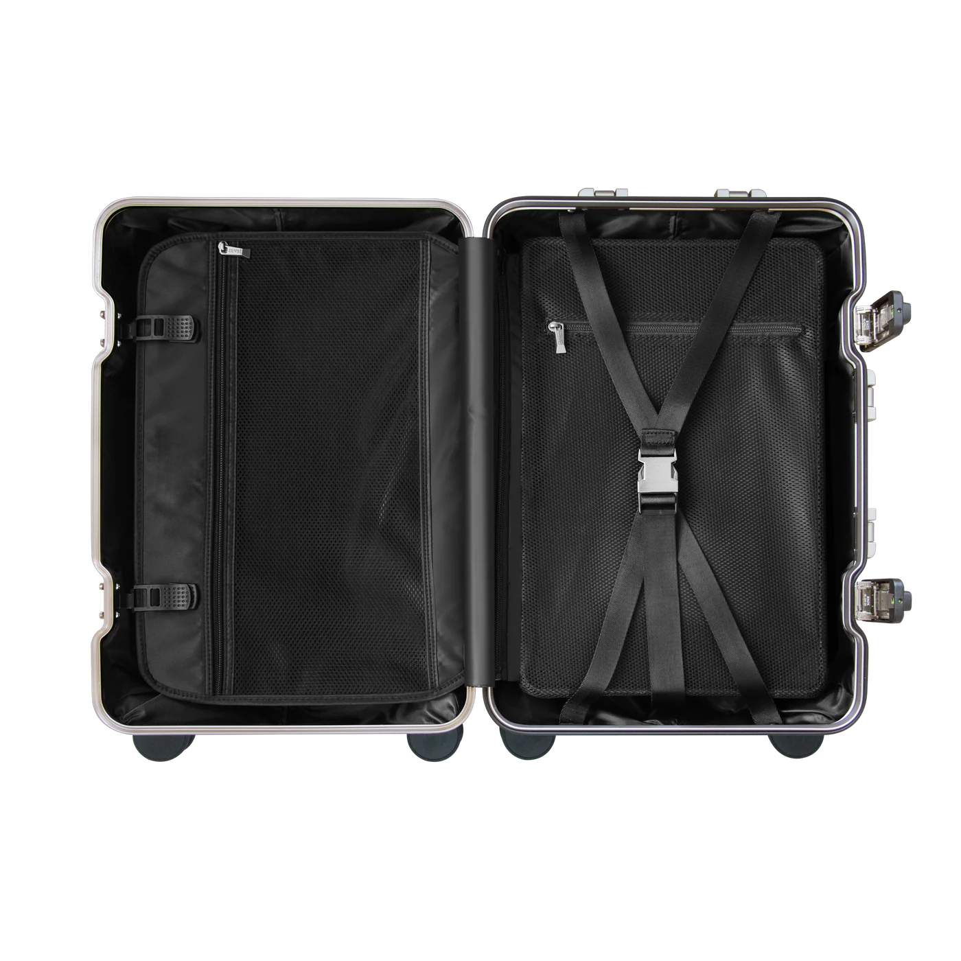 Rova Aluminum Suitcase Silver