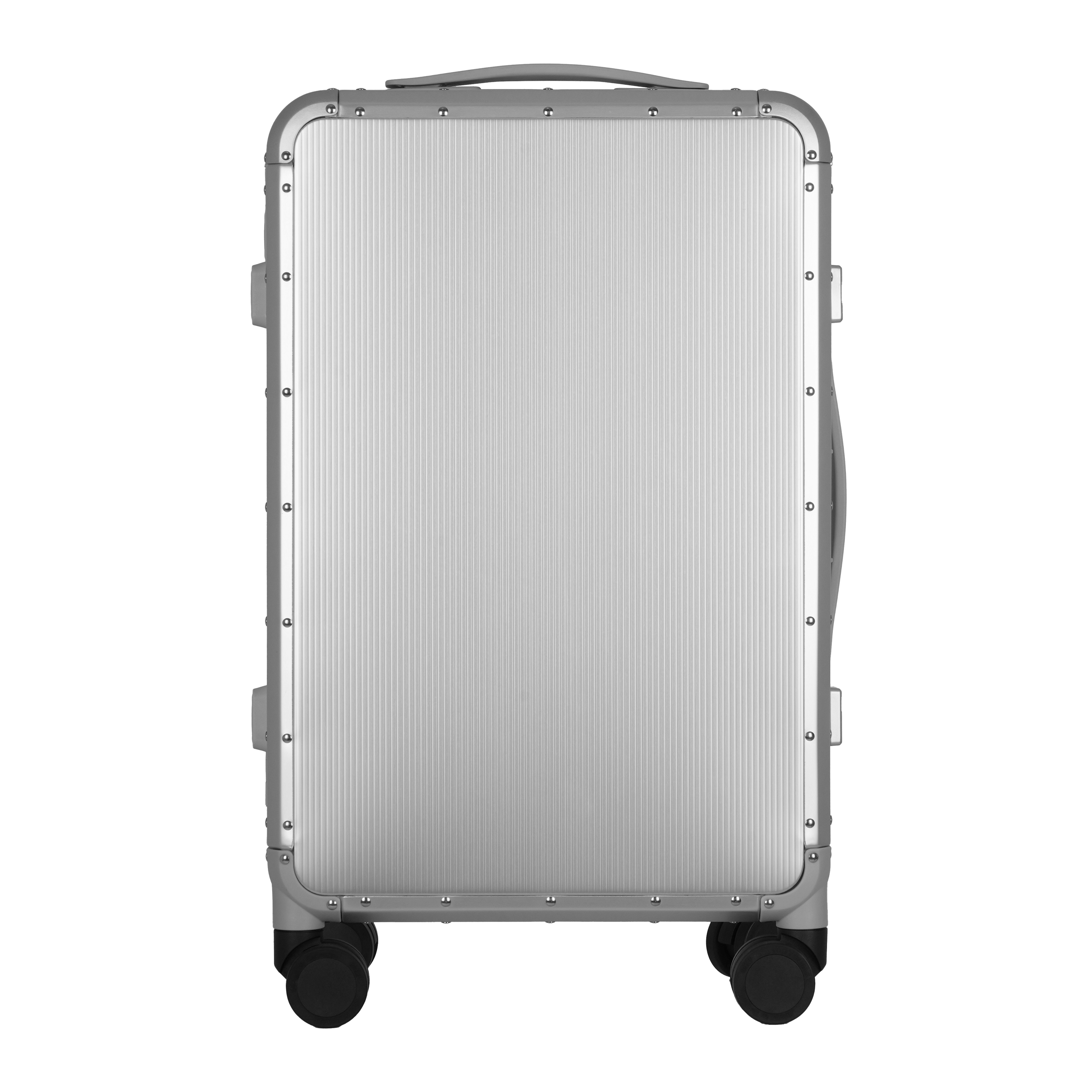 Edge Aluminum Suitcase Silver MERRU