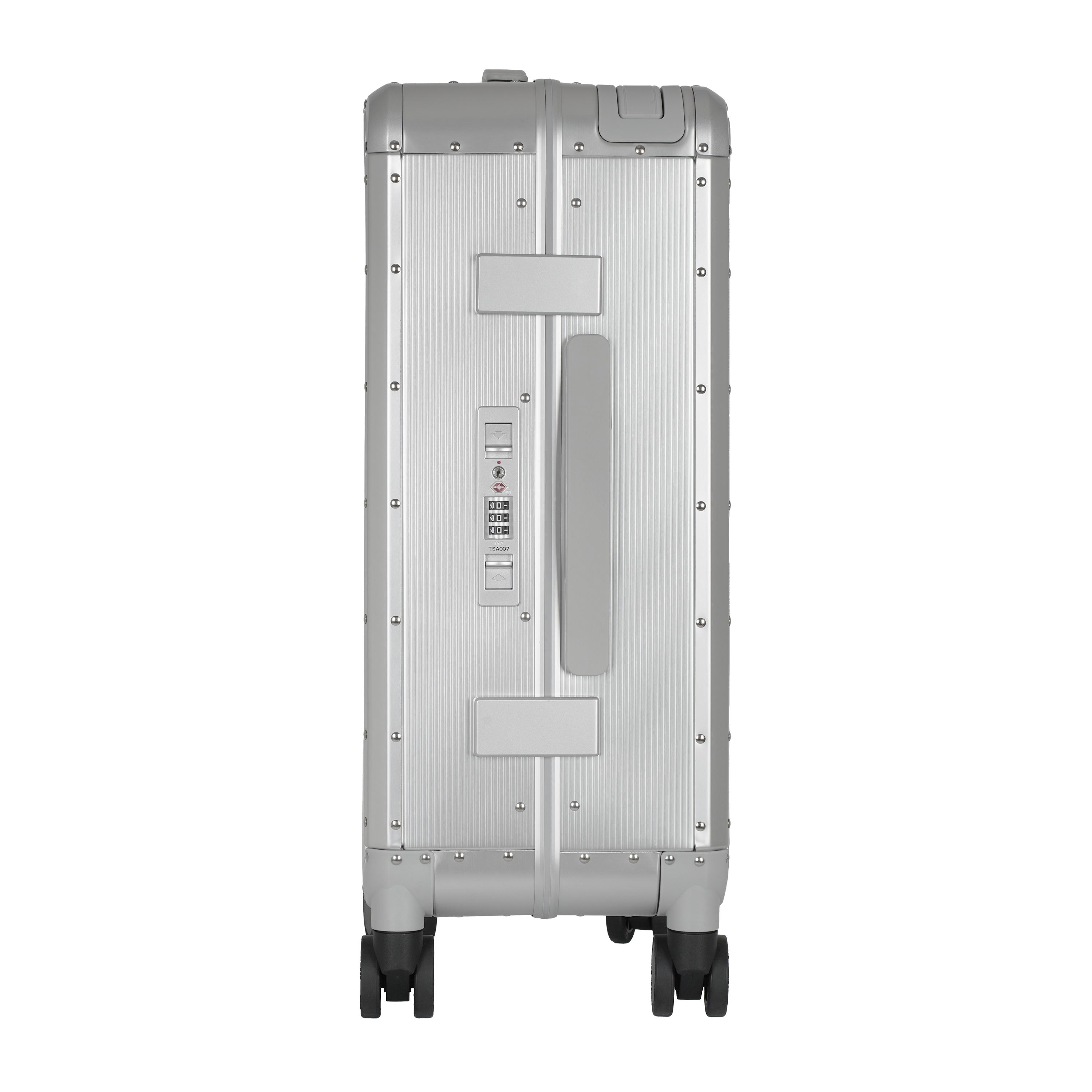 Edge Aluminum Suitcase Silver MERRU