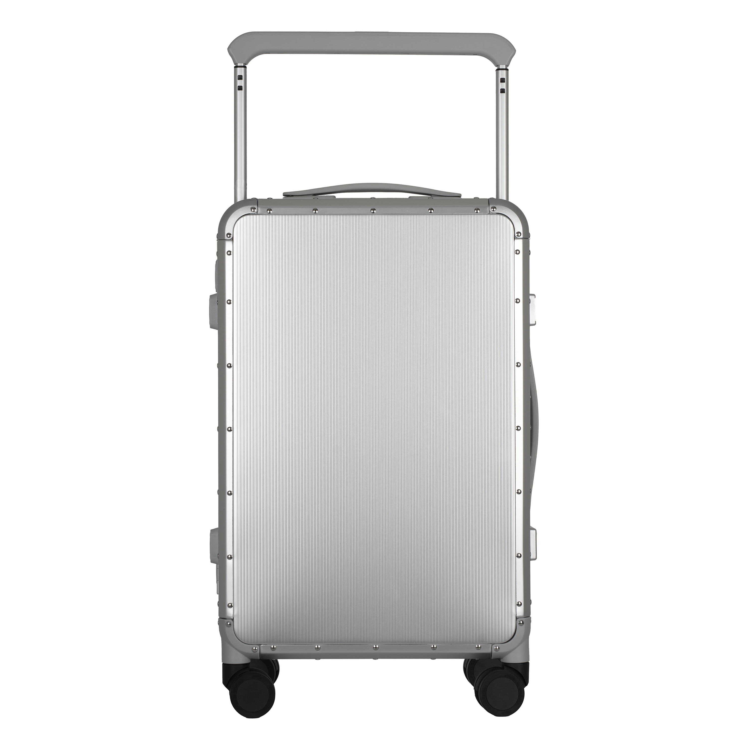 Edge Aluminum Suitcase Silver