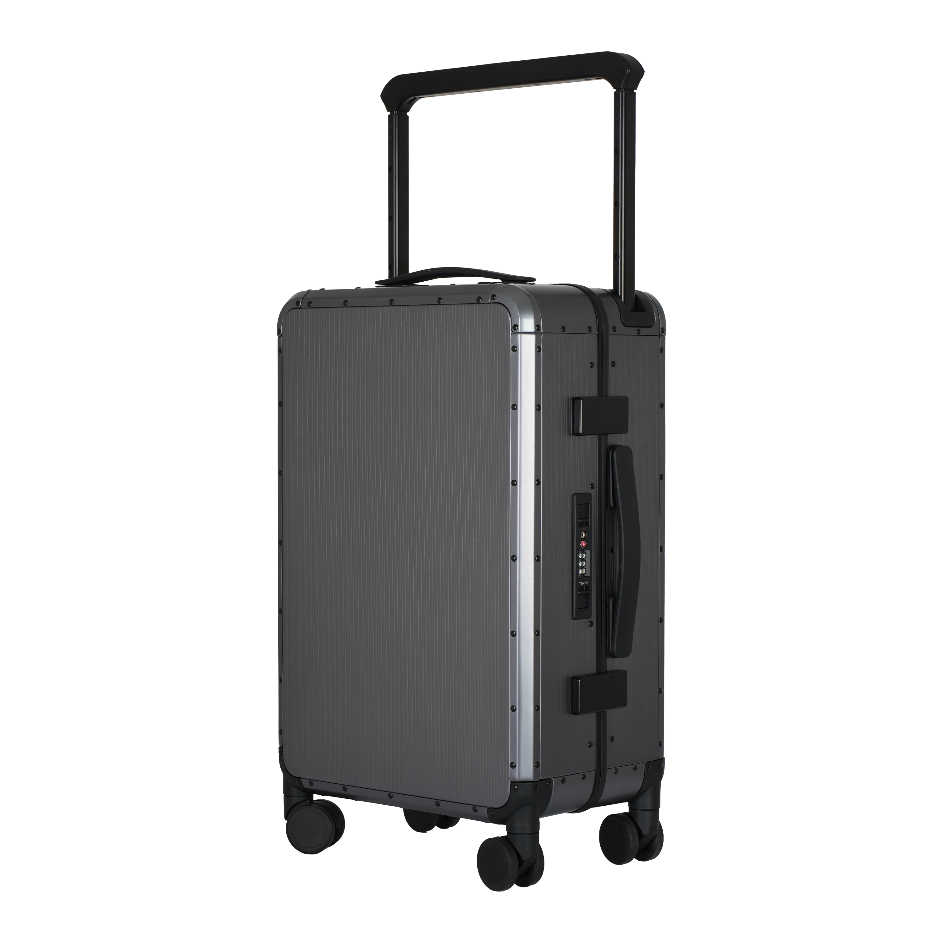 Edge Aluminum Suitcase Gunmetal MERRU