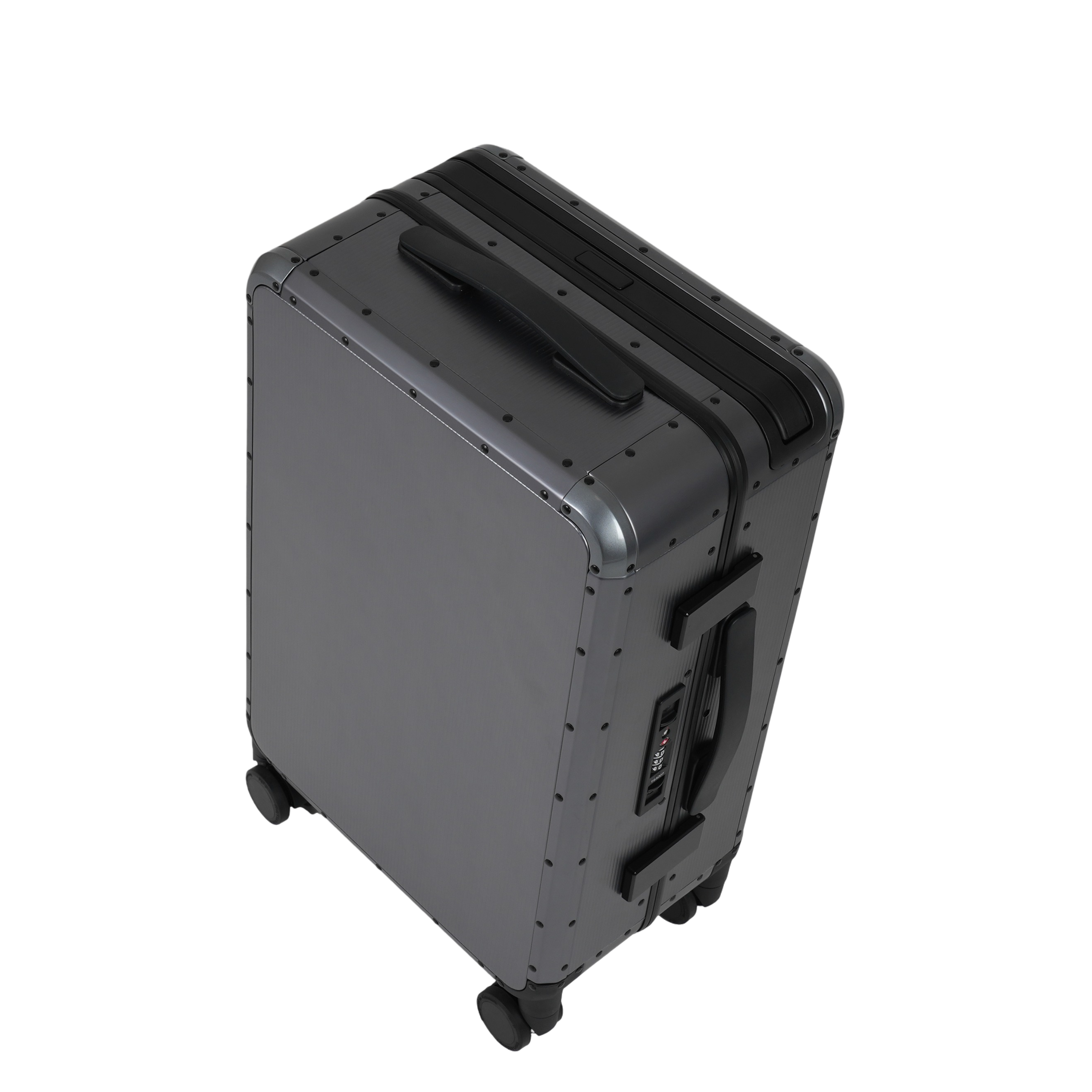 Edge Aluminum Suitcase Gunmetal MERRU