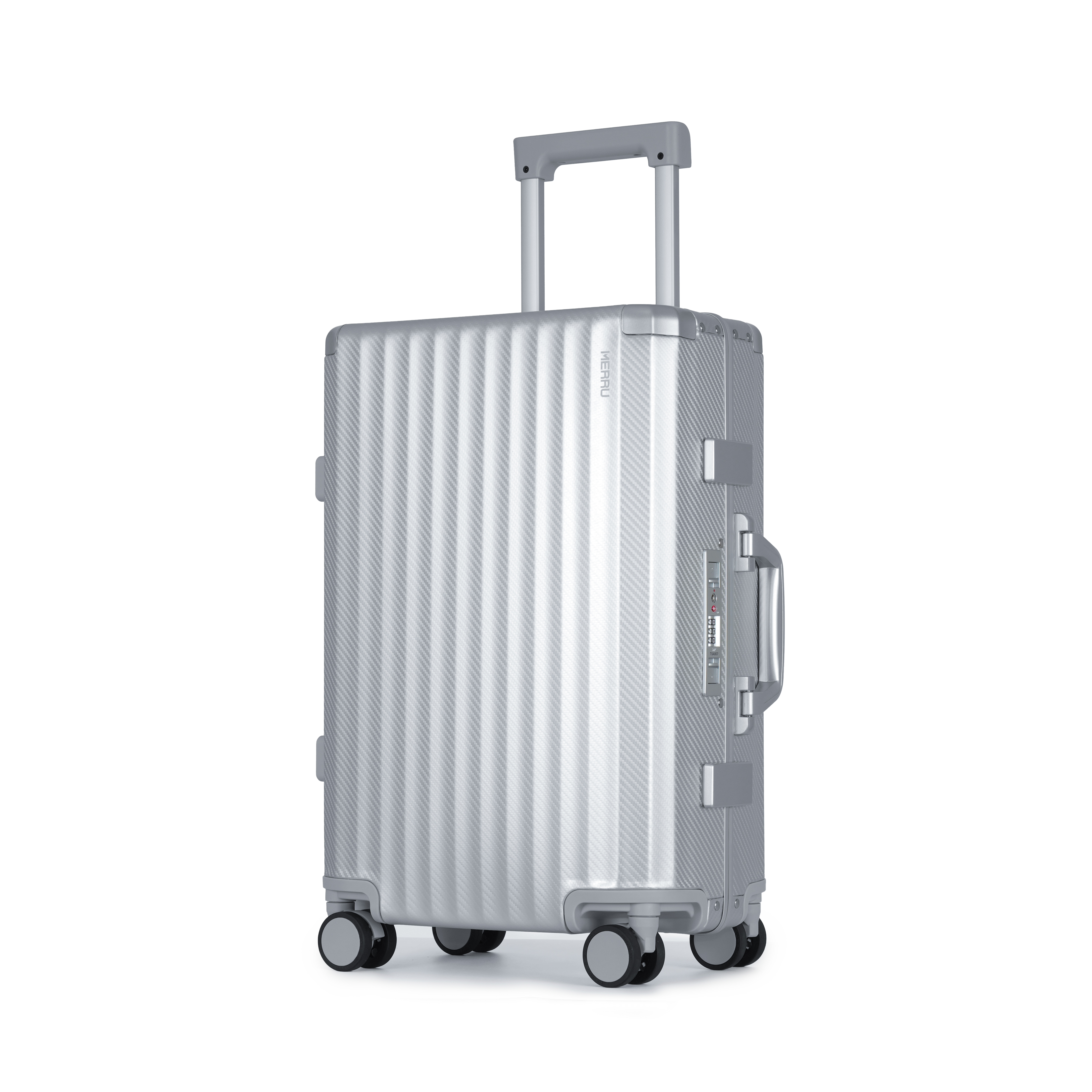 Frame Aluminum Suitcase Silver MERRU
