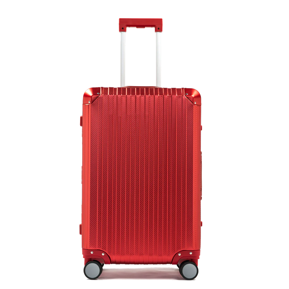Rova Aluminum Suitcase Red