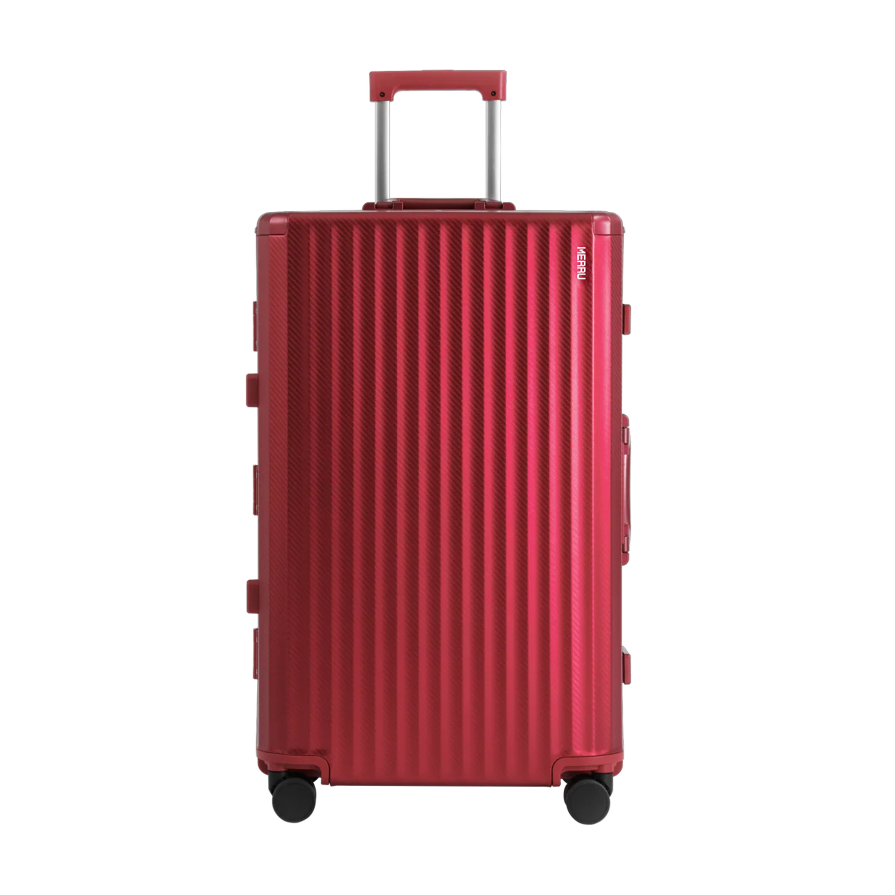 Frame Aluminum Suitcase Red MERRU