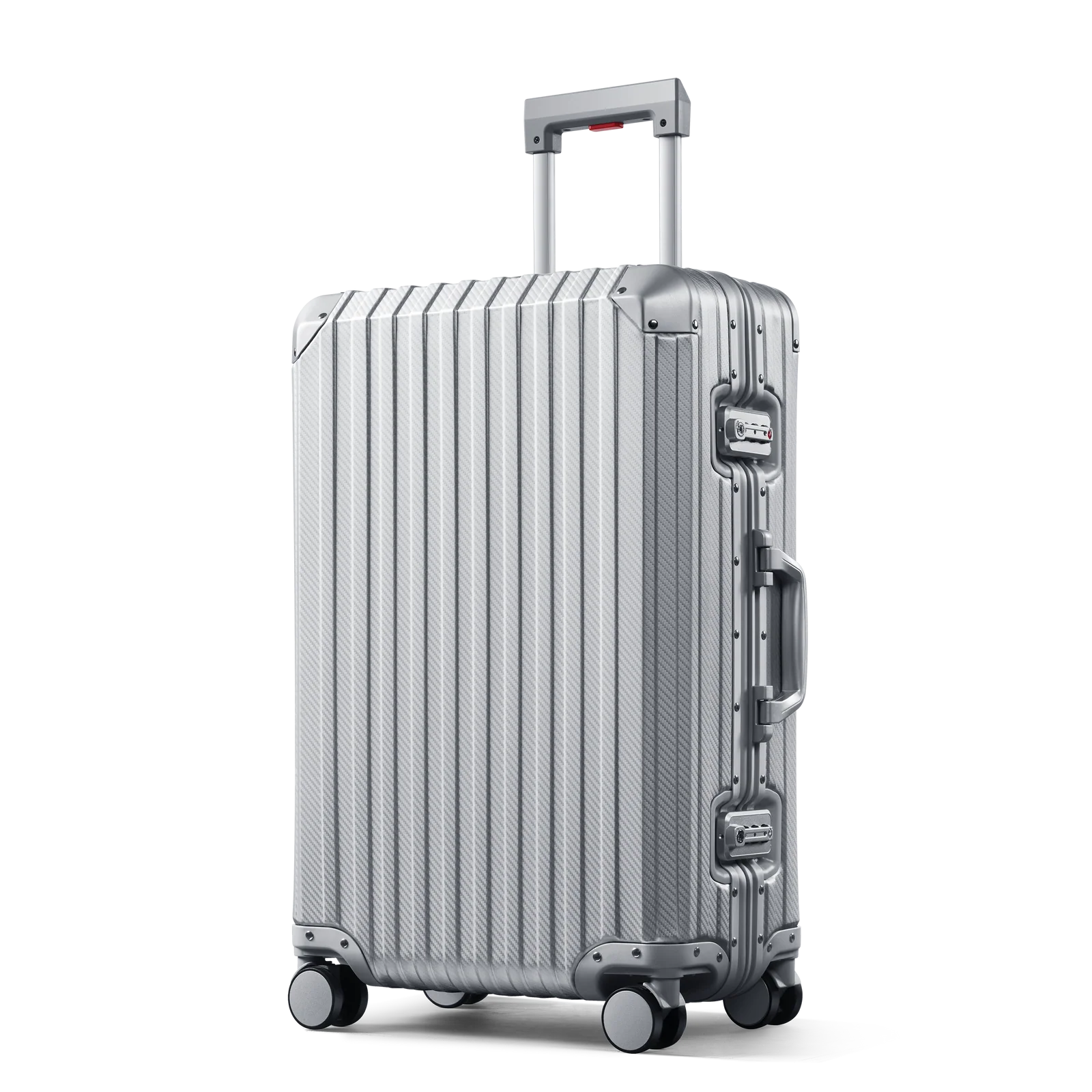 Rova Aluminum Suitcase Silver