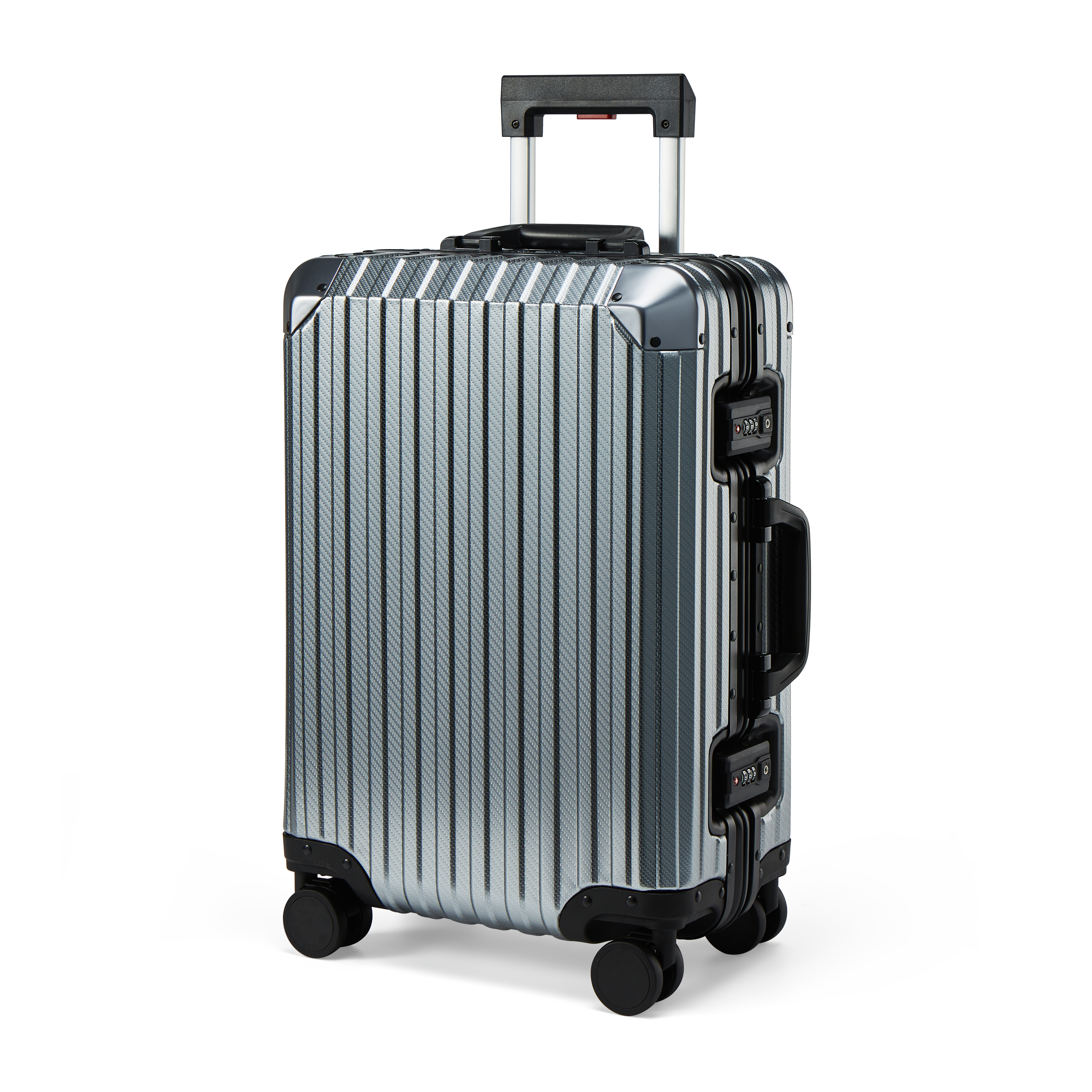 Rova Aluminum Suitcase Gunmetal