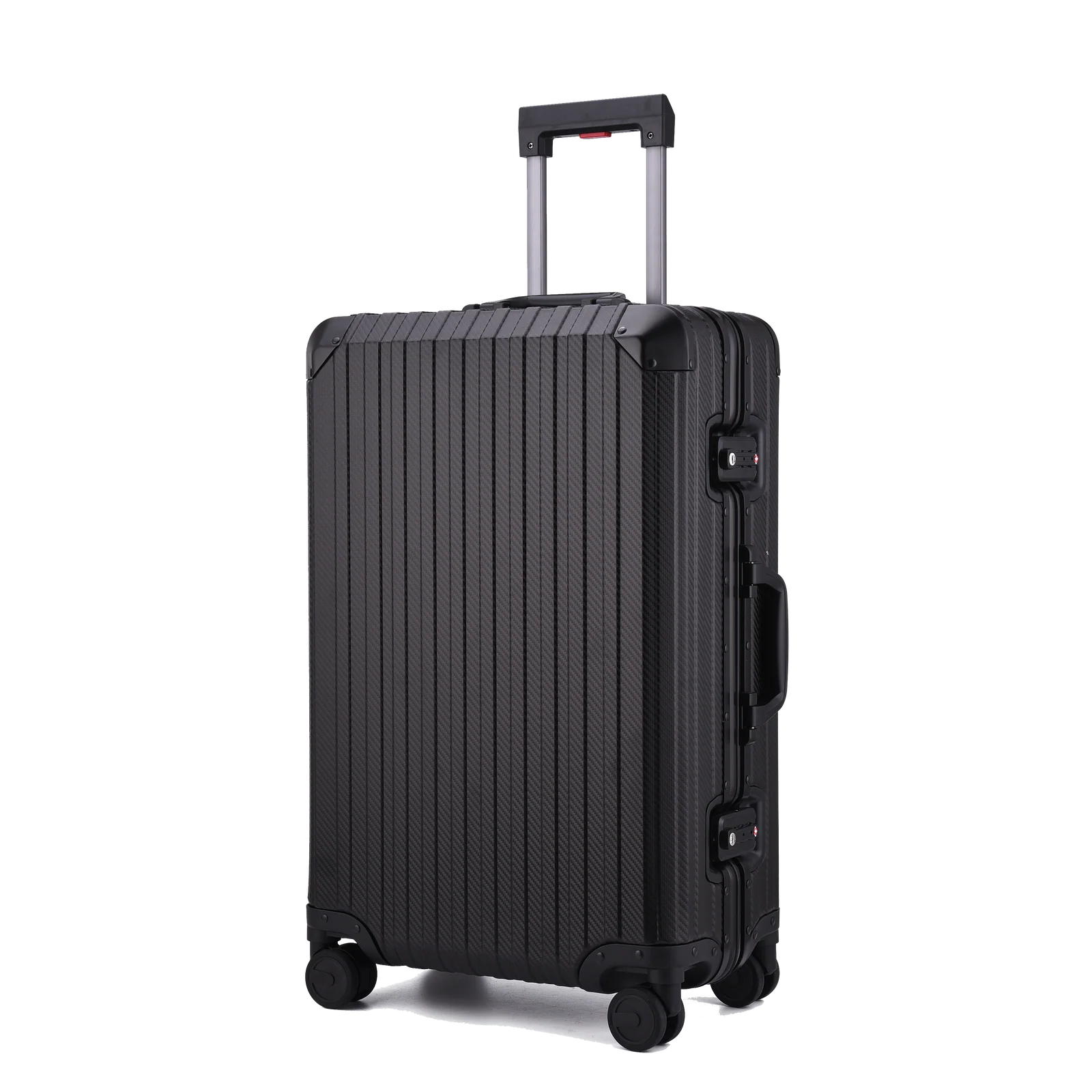 Rova Aluminum Suitcase Black