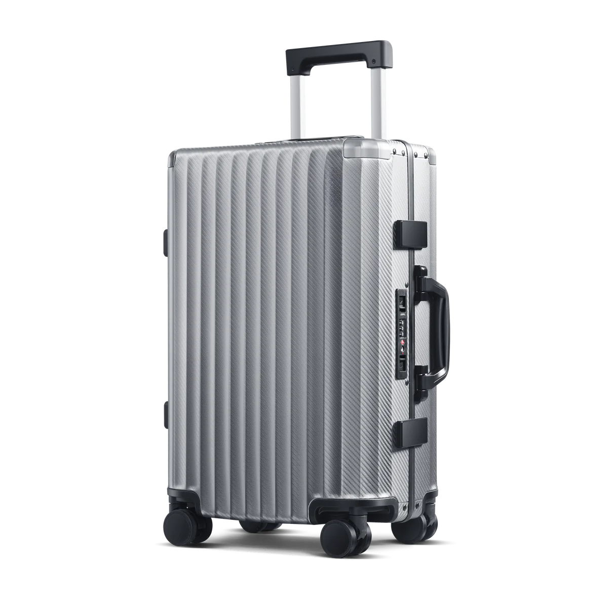 Rova Aluminum Suitcase Gunmetal MERRU