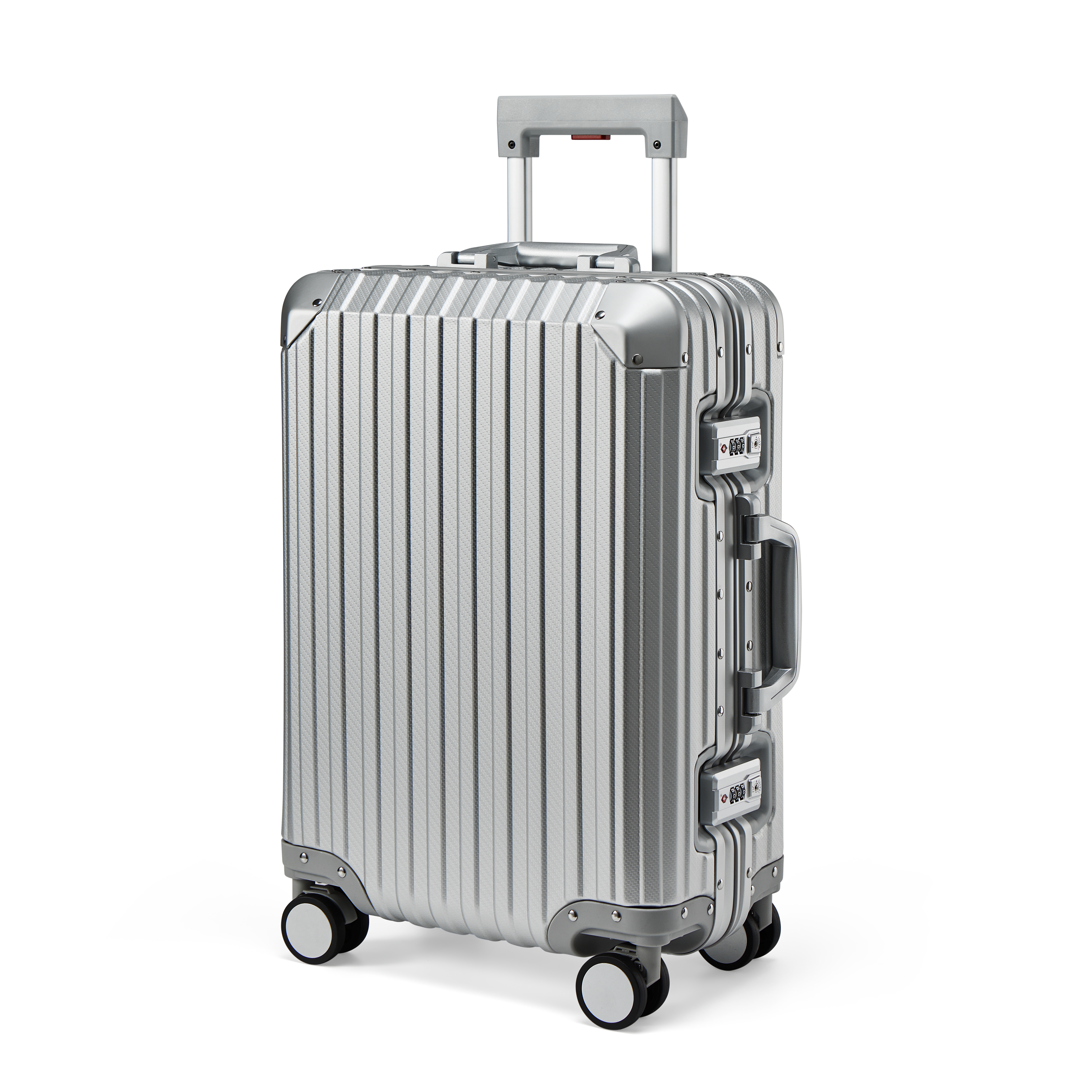 Rova Aluminum Suitcase Silver