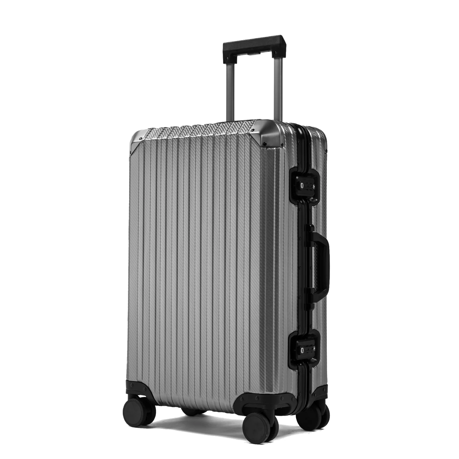 Rova Aluminum Suitcase Gunmetal