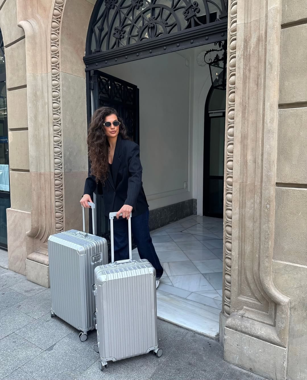 Rova Aluminum Suitcase Silver