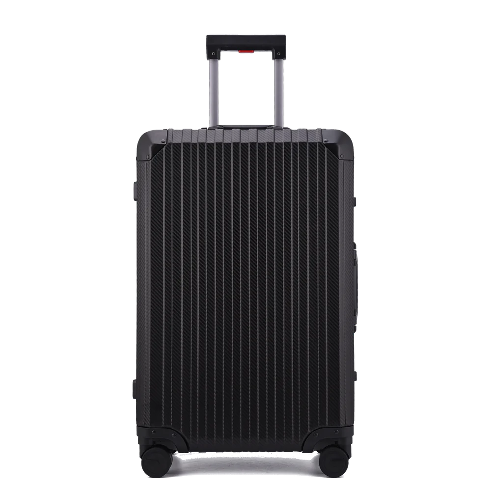 Rova Aluminum Suitcase Black