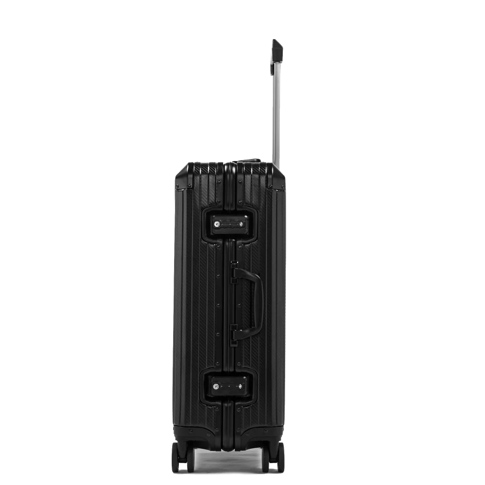 Rova Aluminum Suitcase Black