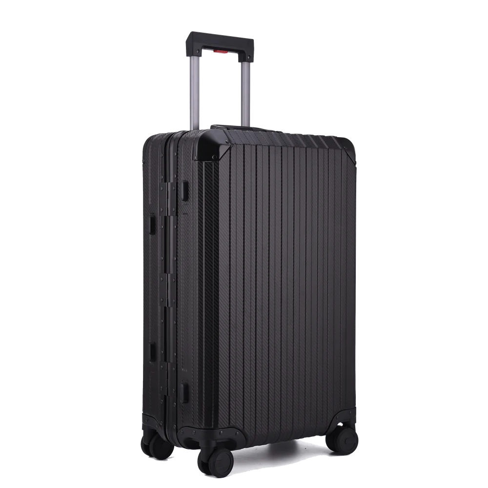Rova Aluminum Suitcase Black
