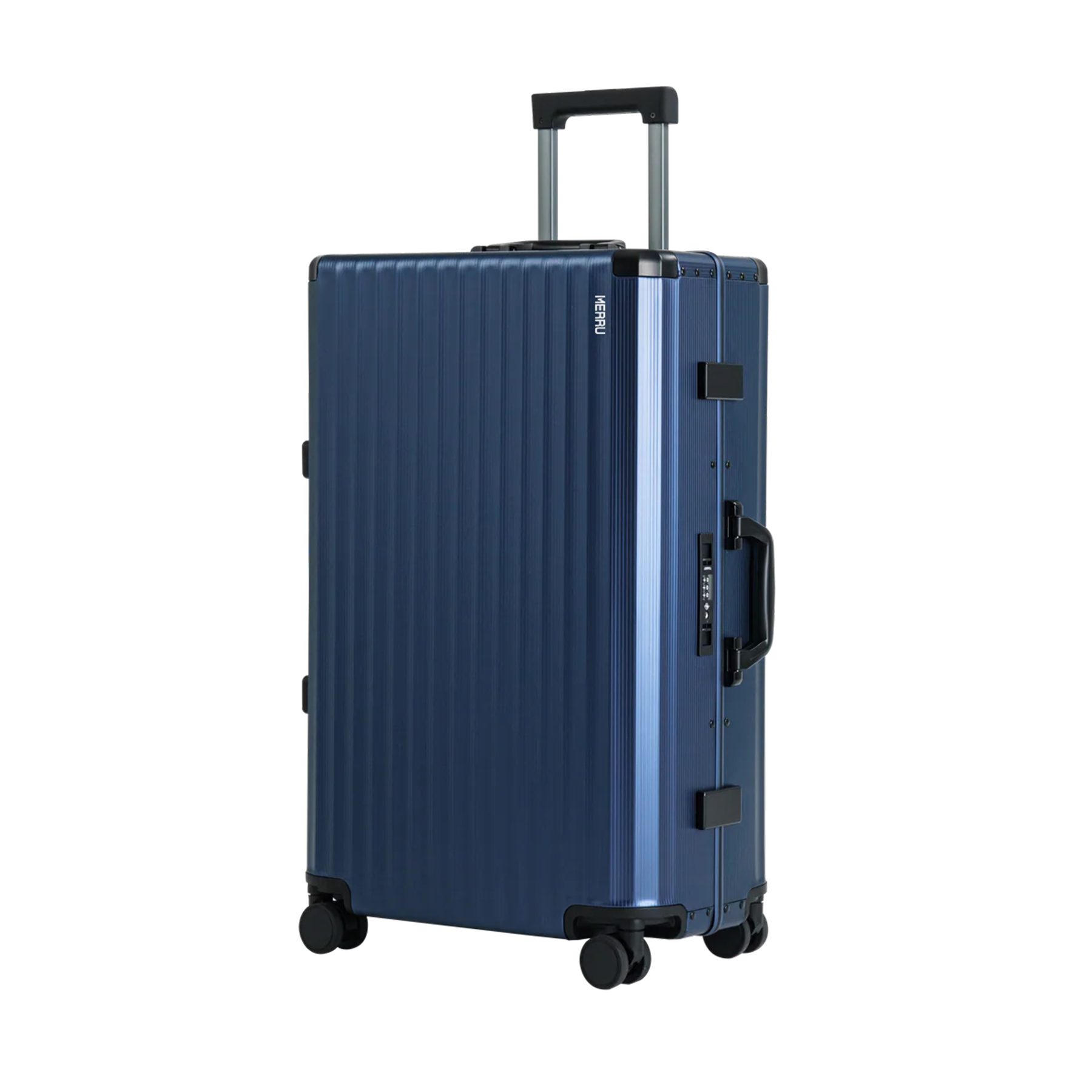 Frame Aluminum Suitcase Navy MERRU