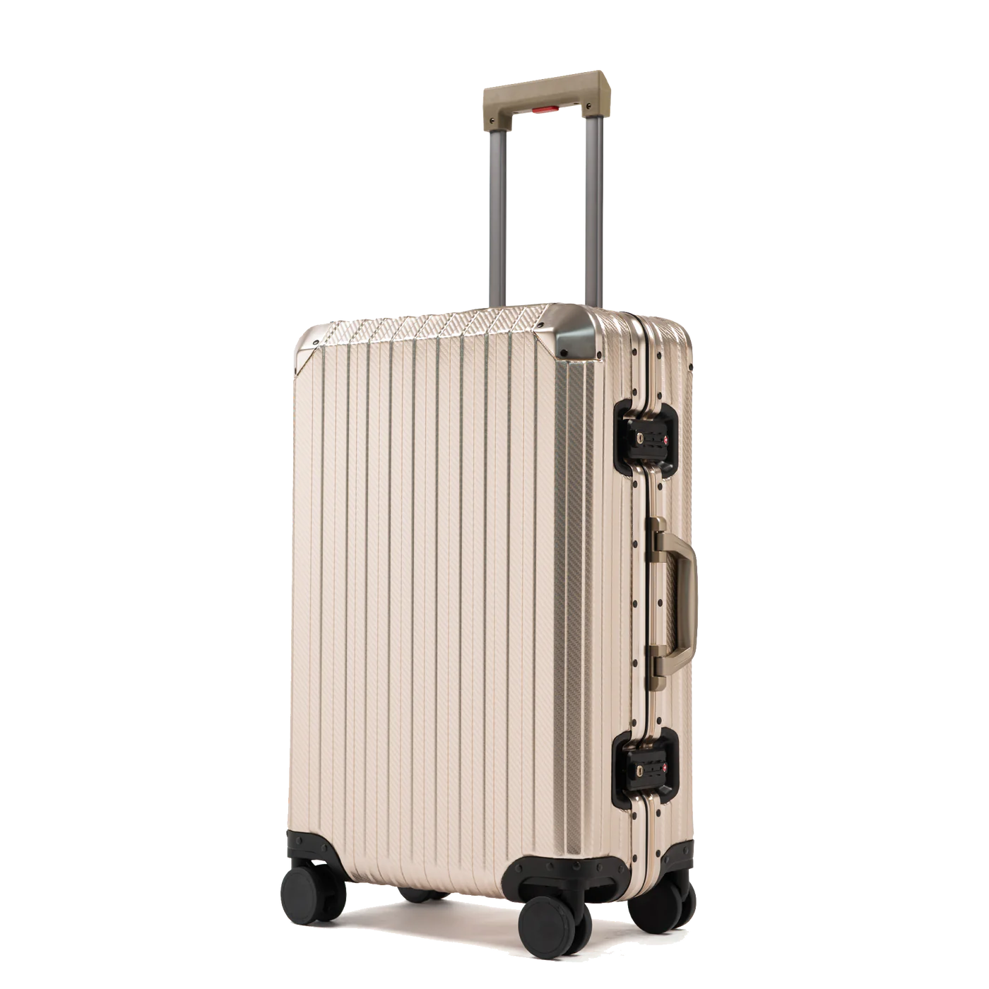 Rova Aluminum Suitcase Champagne