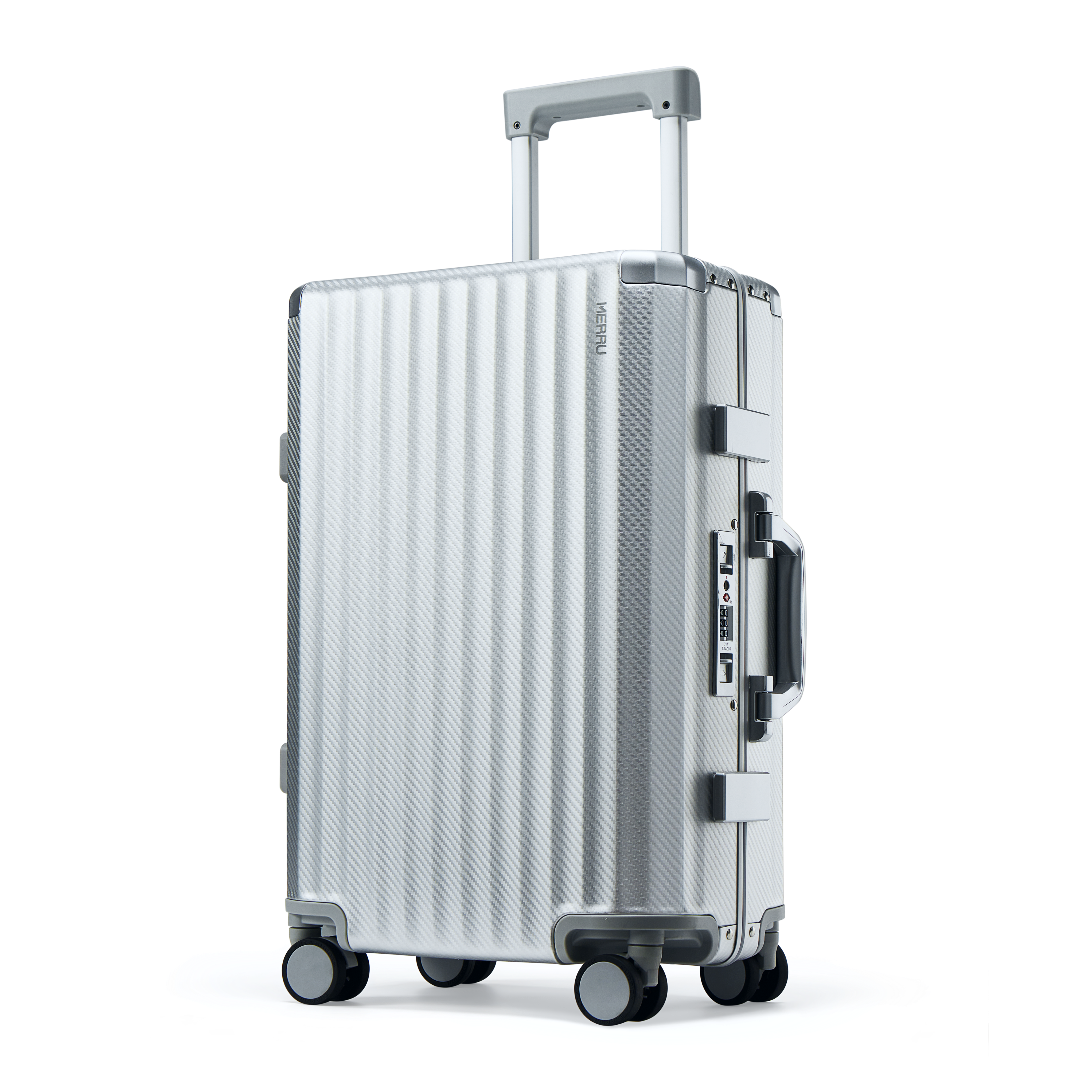 Frame Aluminum Suitcase Silver