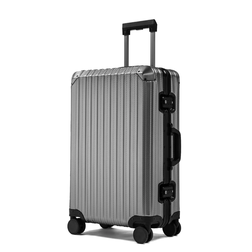 Rova Aluminum Suitcase Gunmetal