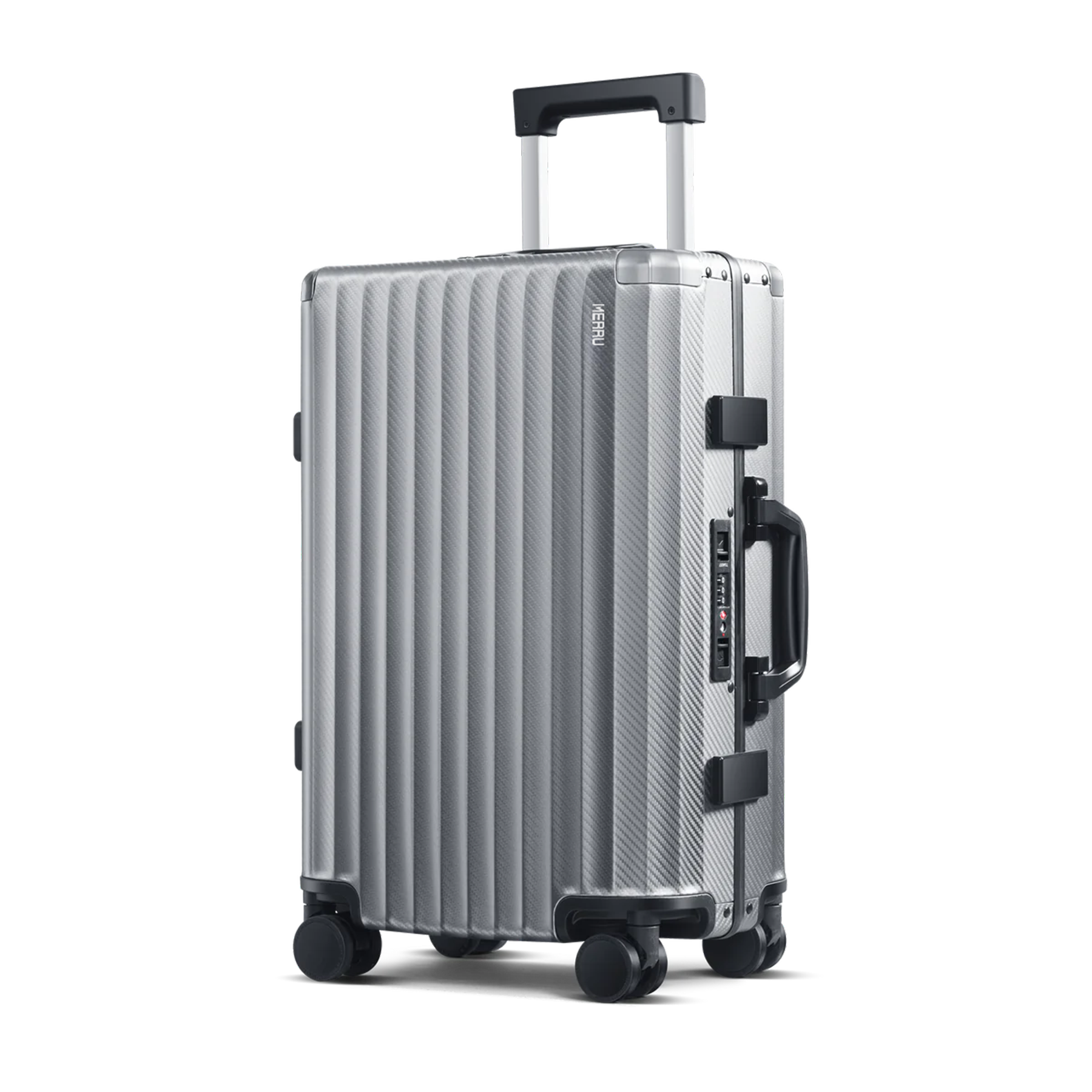 Frame Aluminum Suitcase Gunmetal MERRU