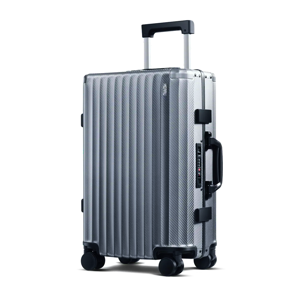 Frame Aluminum Suitcase Gunmetal MERRU
