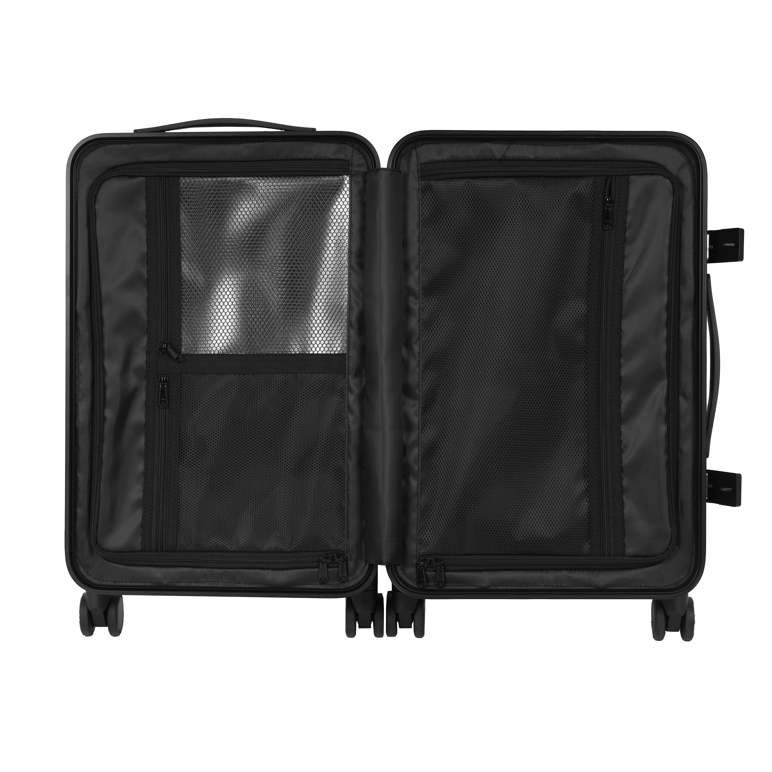Edge Aluminum Suitcase Black MERRU