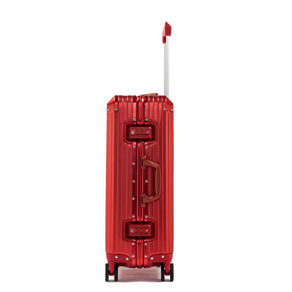 Rova Aluminum Suitcase Red