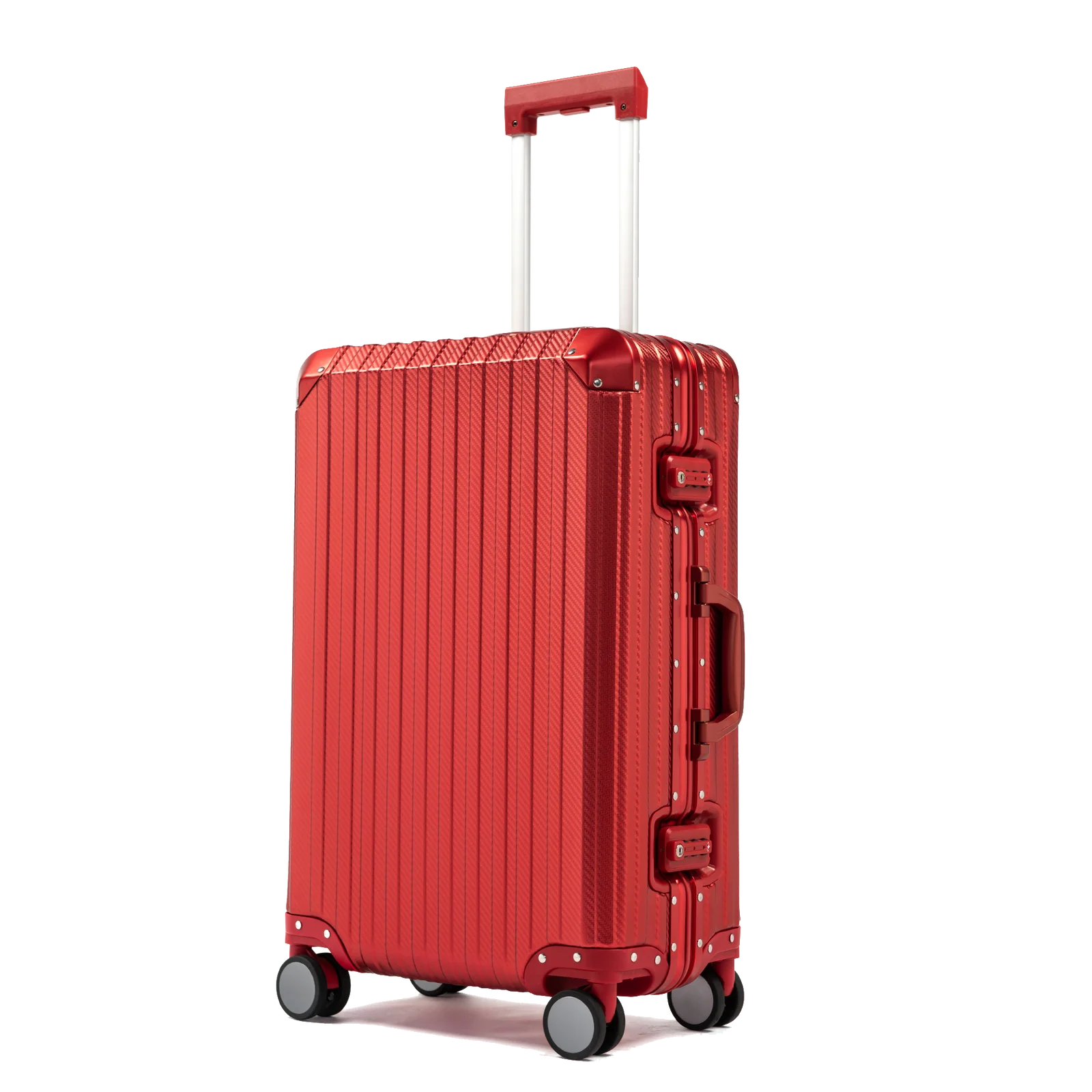 Rova Aluminum Suitcase Red