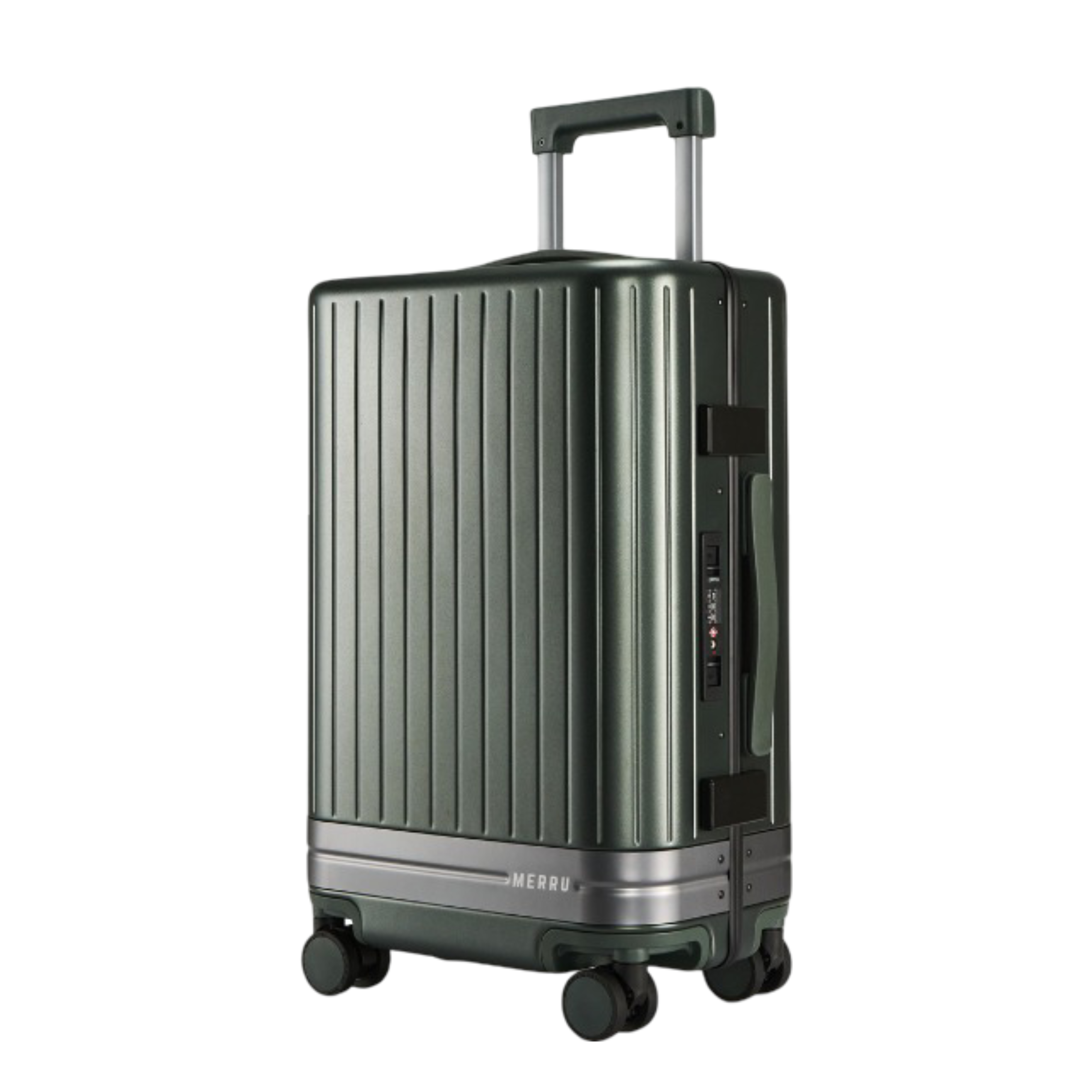 Nord Polycarbonate Suitcase Green MERRU